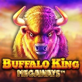 Buffalo King Megaways logo by Pragmatic Play Rizk Casino
