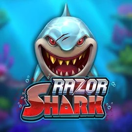 Razor Shark logo by Push Gaming at Rizk Casino