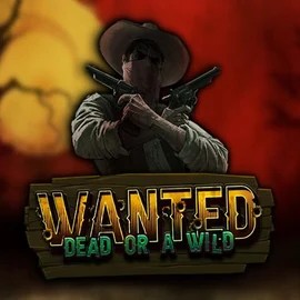 Wanted Dead or a Wild by Hacksaw Gaming, showcased at rizk-kasino.fi – game logo
